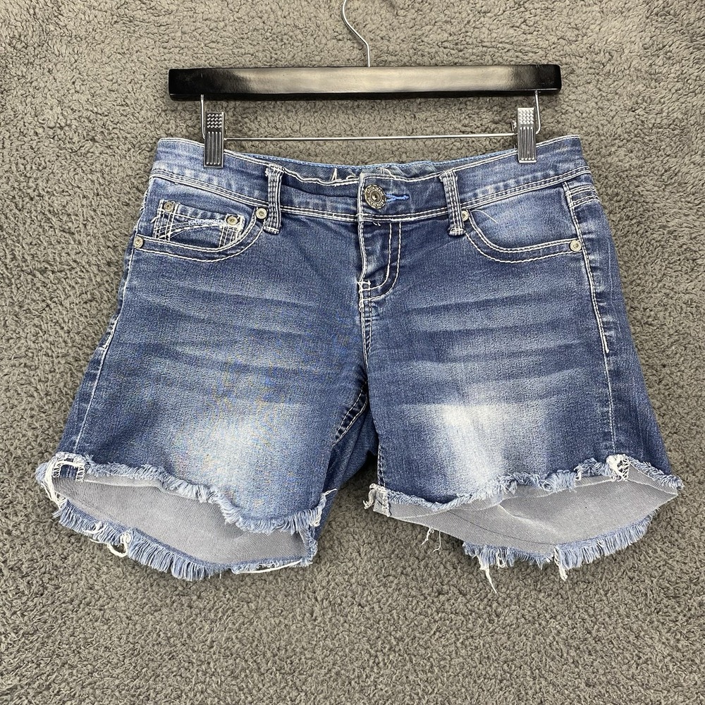 Ariya Jeans Shorts Women 3/4 (30x4) Maui Cutoff Bermuda Denim Jort